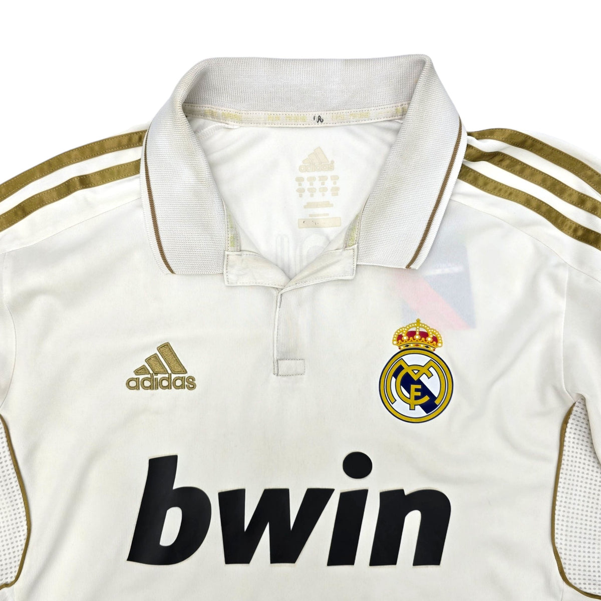 2011/12 Real Madrid Home Football Shirt (M) Adidas #7 Ronaldo (UCL) - Football Finery - FF203896