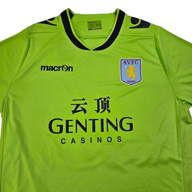 2012/13 Aston Villa Away Football Shirt (L) Macron #20 Benteke - Football Finery - FF203569