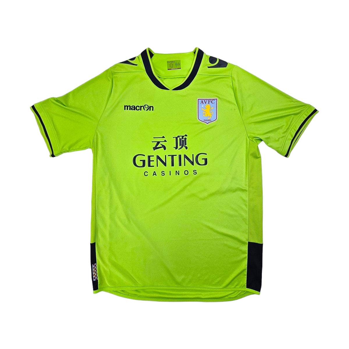 2012/13 Aston Villa Away Football Shirt (L) Macron #20 Benteke - Football Finery - FF203569