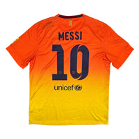 2012/13 Barcelona Away Football Shirt (L) Nike #10 Messi - Football Finery - FF204340