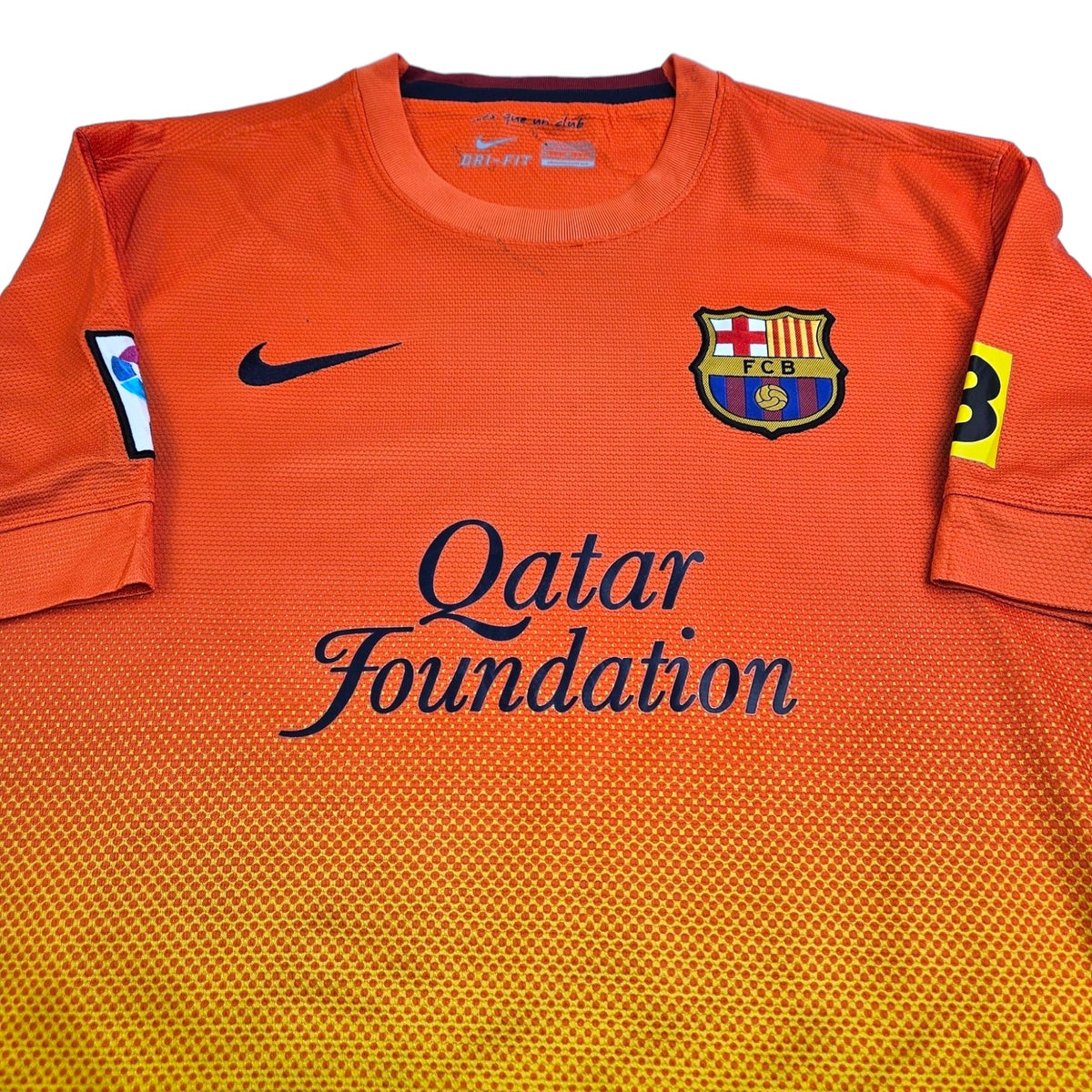 2012/13 Barcelona Away Football Shirt (M) Nike #10 Messi - Football Finery - FF203696