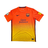 2012/13 Barcelona Away Football Shirt (M) Nike #10 Messi - Football Finery - FF203696