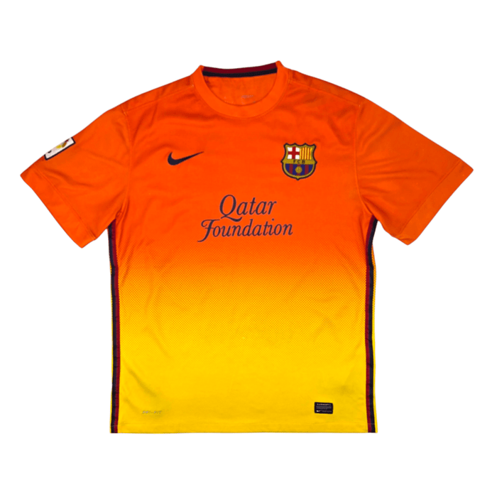 2012/13 Barcelona Away Football Shirt (XL) Nike #7 David Villa - Football Finery - FF204548