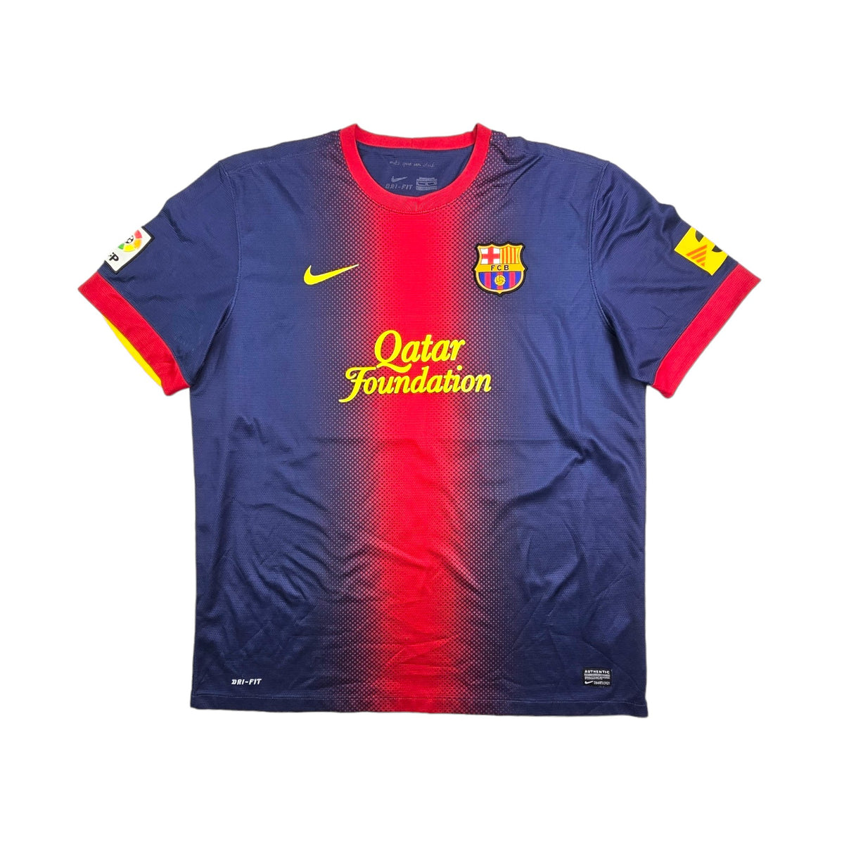 2012/13 Barcelona Home Football Shirt (XL) Nike #10 Messi - Football Finery - FF203599