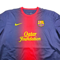 2012/13 Barcelona Home Football Shirt (XL) Nike #10 Messi - Football Finery - FF203599