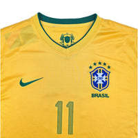 2012/13 Brazil Home Football Shirt (M) Nike #11 Neymar - Football Finery - FF203505