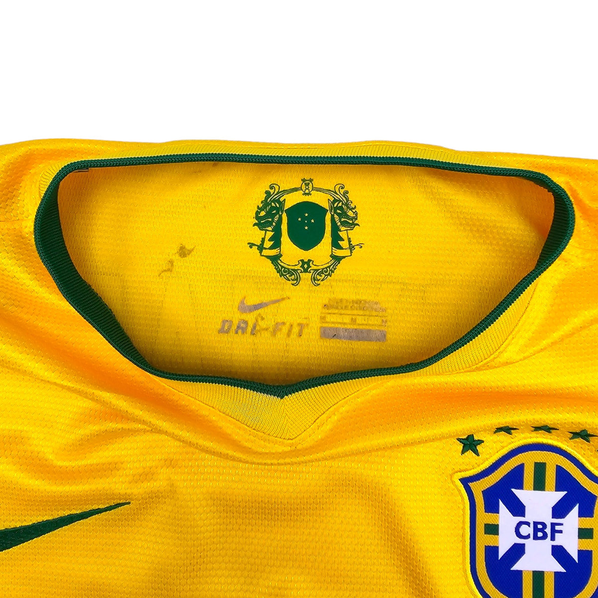 2012/13 Brazil Home Football Shirt (M) Nike #11 Neymar - Football Finery - FF203505