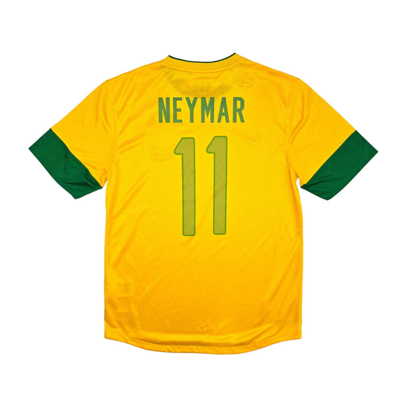 2012/13 Brazil Home Football Shirt (M) Nike #11 Neymar - Football Finery - FF203505