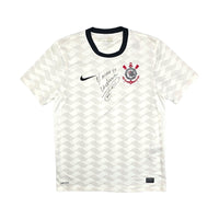 2012/13 Corinthians Home Football Shirt (M) Nike (Signed by Danilio) - Football Finery - FF203998