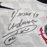 2012/13 Corinthians Home Football Shirt (M) Nike (Signed by Danilio) - Football Finery - FF203998