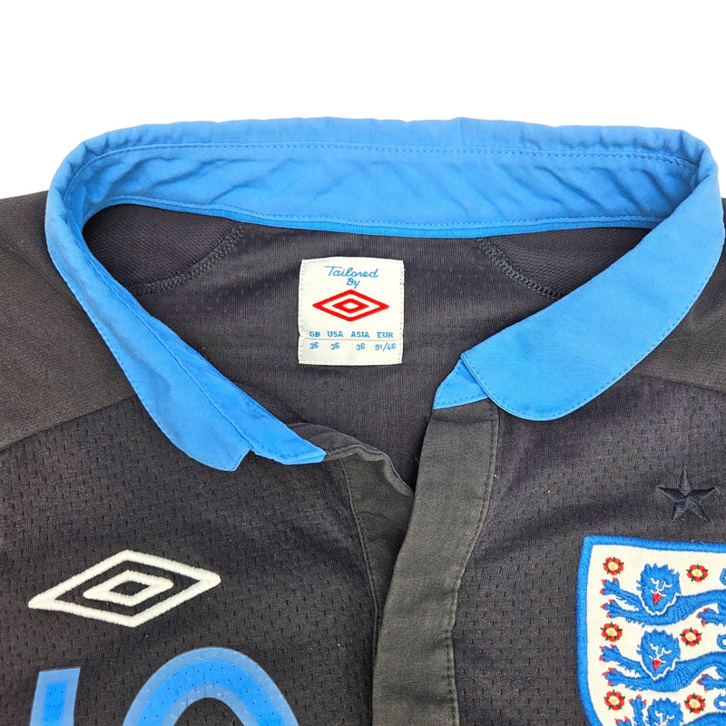 2012/13 England Away Football Shirt (S) Umbro #10 Rooney (Player Version) - Football Finery - FF203823