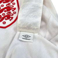 2012/13 England Home Football Shirt (M) Umbro #4 Gerrard - Football Finery - FF204317