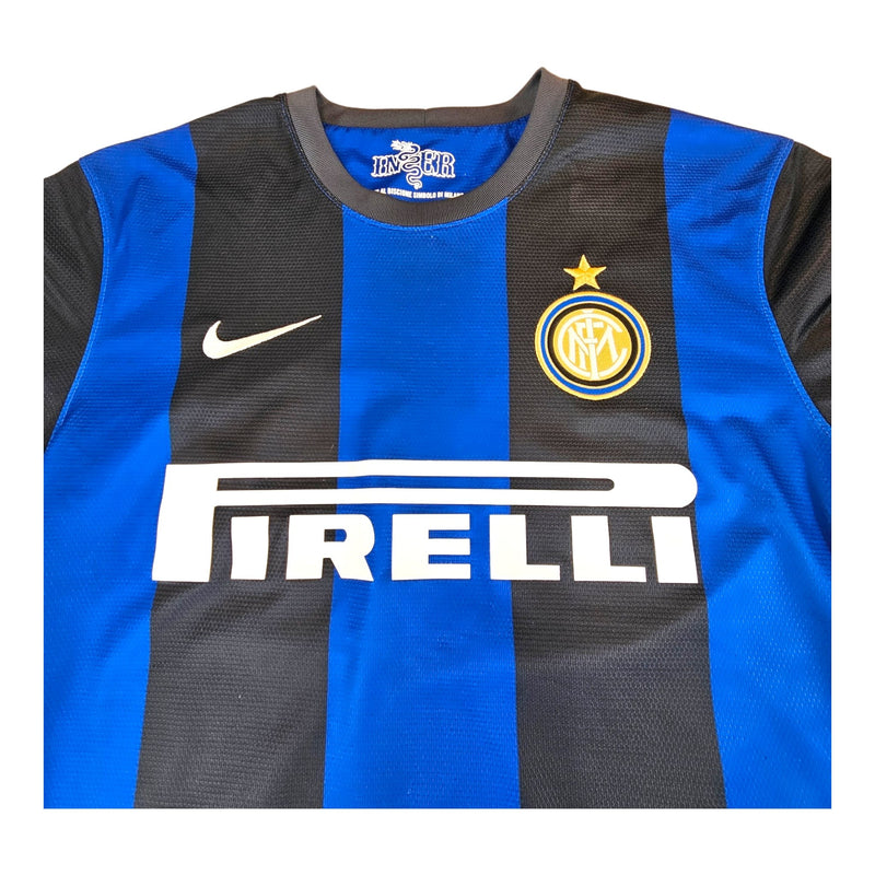 2012/13 Inter Milan Home Football Shirt (M) Nike #19 Cambiasso - Football Finery - FF203276