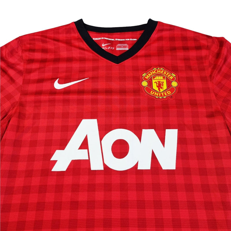 2012/13 Manchester United Football Shirt Home (S) Nike - Football Finery - FF202942