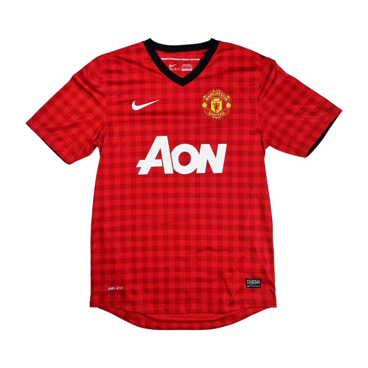 2012/13 Manchester United Football Shirt Home (S) Nike - Football Finery - FF202942