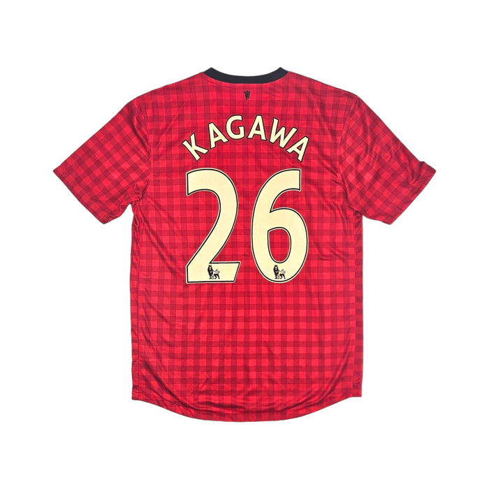 2012/13 Manchester United Home Football Shirt (M) Nike # 26 Kagawa - Football Finery - FF202923