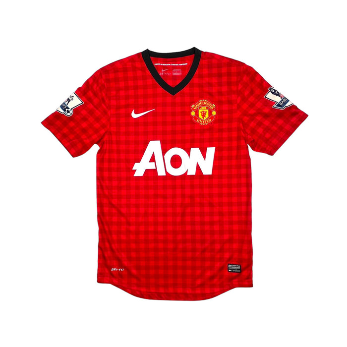 2012/13 Manchester United Home Football Shirt (S) Nike #11 Giggs - Football Finery - FF203539