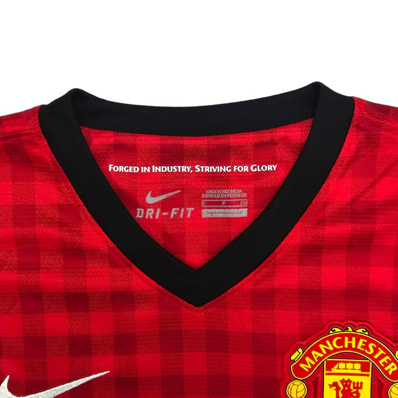 2012/13 Manchester United Home Football Shirt (S) Nike #20 v.Persie - Football Finery - FF204016