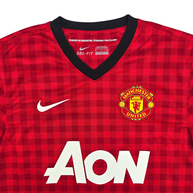 2012/13 Manchester United Home Football Shirt (S) Nike #20 v.Persie - Football Finery - FF204016