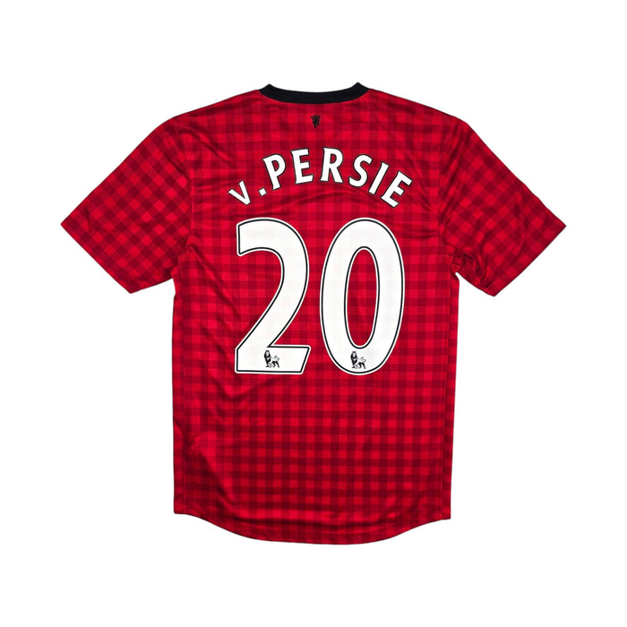 2012/13 Manchester United Home Football Shirt (S) Nike #20 v.Persie - Football Finery - FF204016