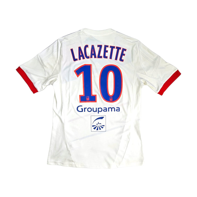 2012/13 Olympique Lyonnais Home Football Shirt (M) Adidas #10 Lacazette - Football Finery - FF203065