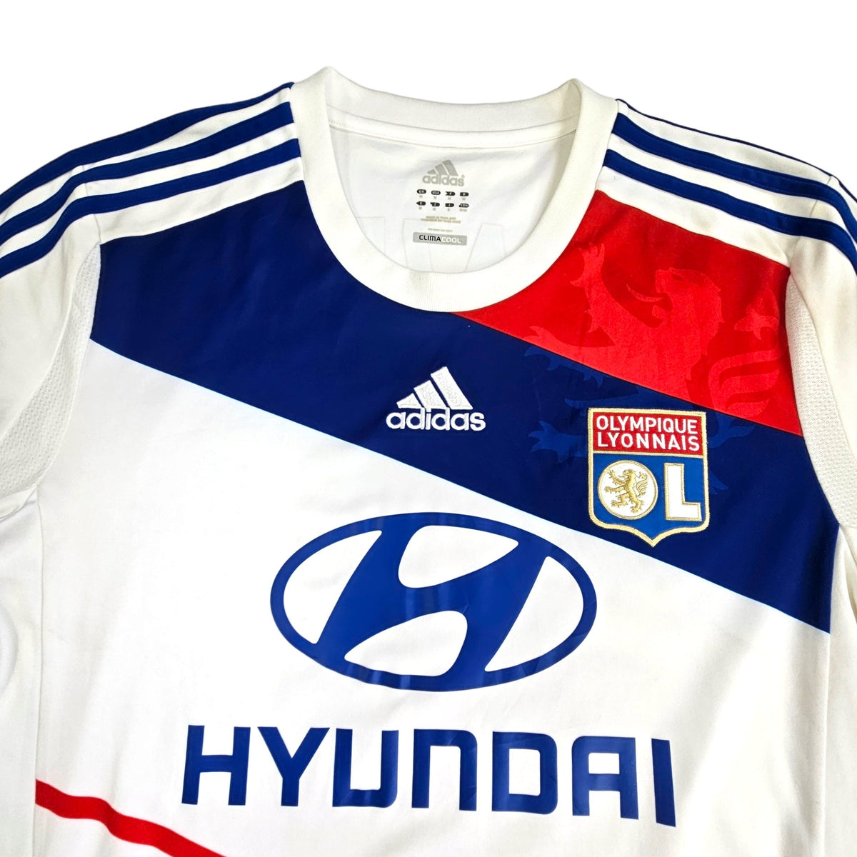 2012/13 Olympique Lyonnais Home Football Shirt (M) Adidas #10 Lacazette - Football Finery - FF203065