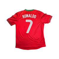 2012/13 Portugal Home Football Shirt (L) Nike #7 Ronaldo - Football Finery - FF203285