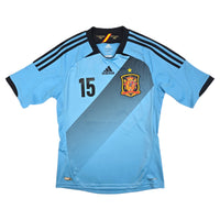 2012/13 Spain Away Football Shirt (S) Adidas #15 Ramos - Football Finery - FF204308