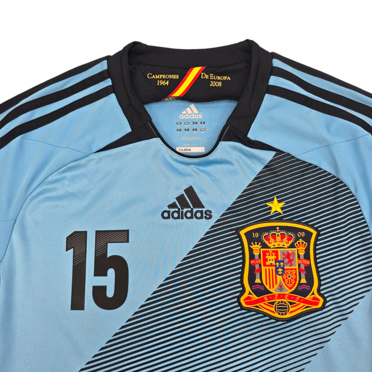 2012/13 Spain Away Football Shirt (S) Adidas #15 Ramos - Football Finery - FF204308