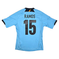 2012/13 Spain Away Football Shirt (S) Adidas #15 Ramos - Football Finery - FF204308