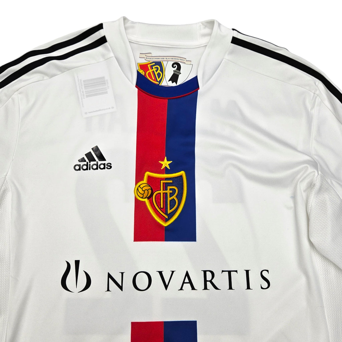 2012/14 FC Basel Away Football Shirt (XL) Adidas #22 Salah (Player Version) - Football Finery - FF203783