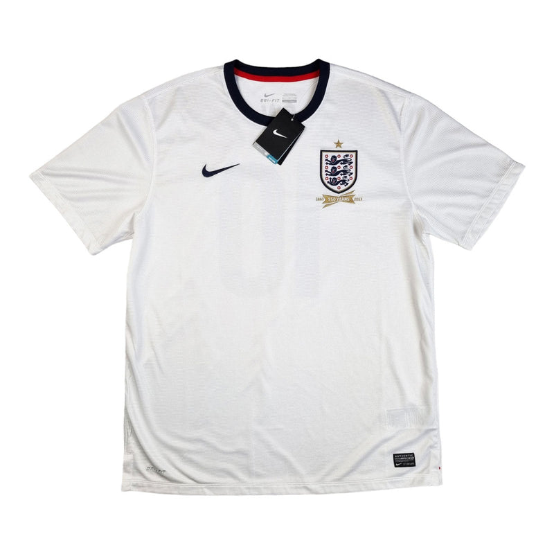 2013 England 150 yr Anniversary Home Football Shirt (XL) Nike #10 Rooney - Football Finery - FF202371