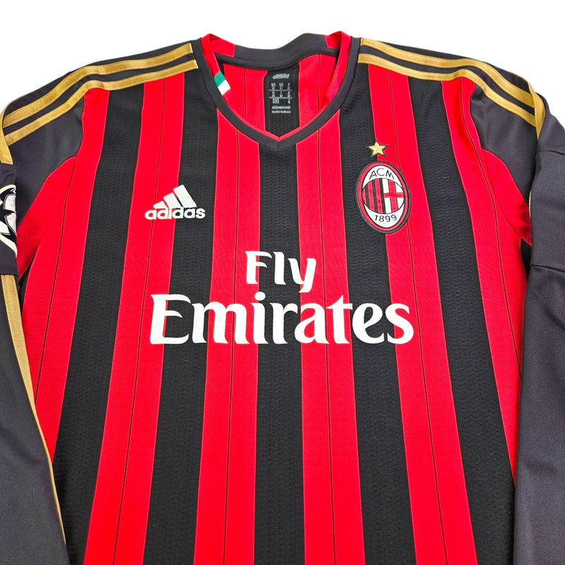 2013/14 AC Milan Home Football Shirt (M) Adidas - Football Finery - FF203605