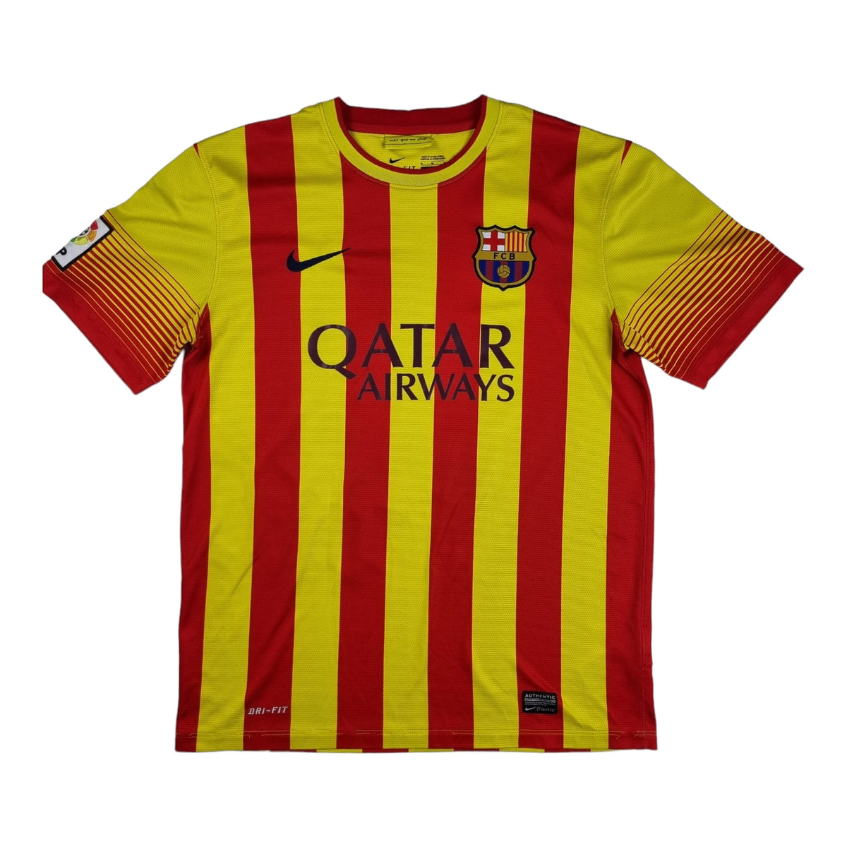 2013/14 Barcelona Away Football Shirt (M) Nike#10 Messi - Football Finery - FF202361