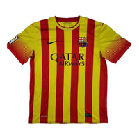 2013/14 Barcelona Away Football Shirt (M) Nike#10 Messi - Football Finery - FF202361