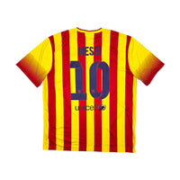 2013/14 Barcelona Away Football Shirt (XL) Nike #10 Messi - Football Finery - FF203791