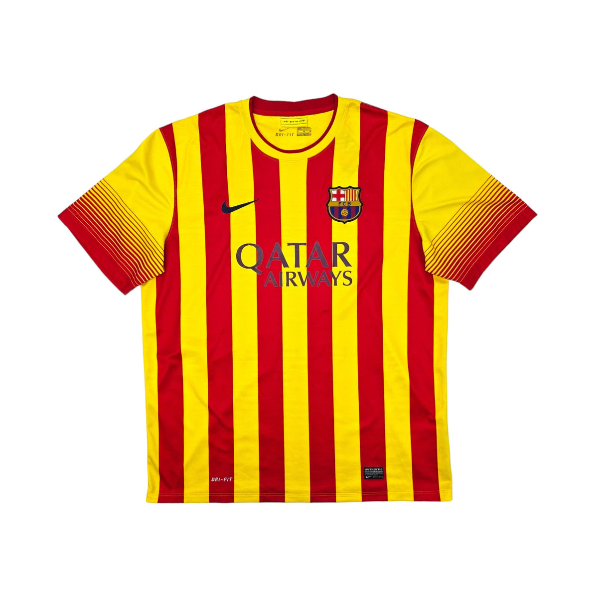 2013/14 Barcelona Away Football Shirt (XL) Nike #10 Messi - Football Finery - FF203791