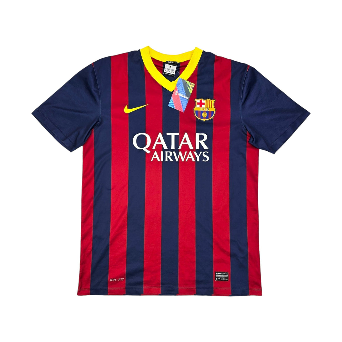 2013/14 Barcelona Home Football Shirt (M) Nike - Football Finery - FF203453