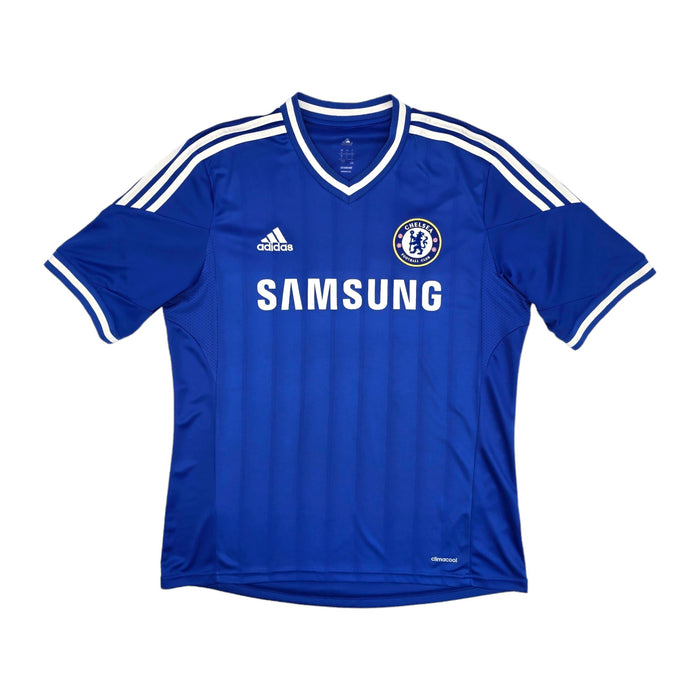 2013/14 Chelsea Home Football Shirt (L) Adidas #10 Hazard - Football Finery - FF204005