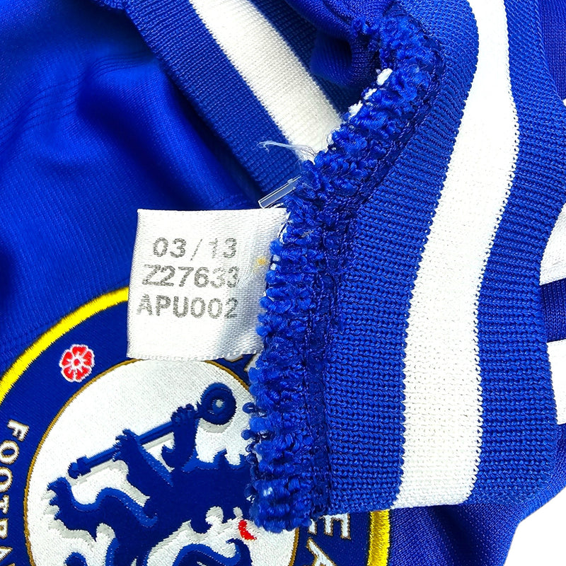 2013/14 Chelsea Home Football Shirt (L) Adidas #10 Hazard - Football Finery - FF204005