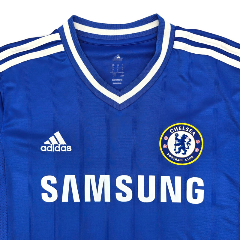 2013/14 Chelsea Home Football Shirt (L) Adidas #10 Hazard - Football Finery - FF204005