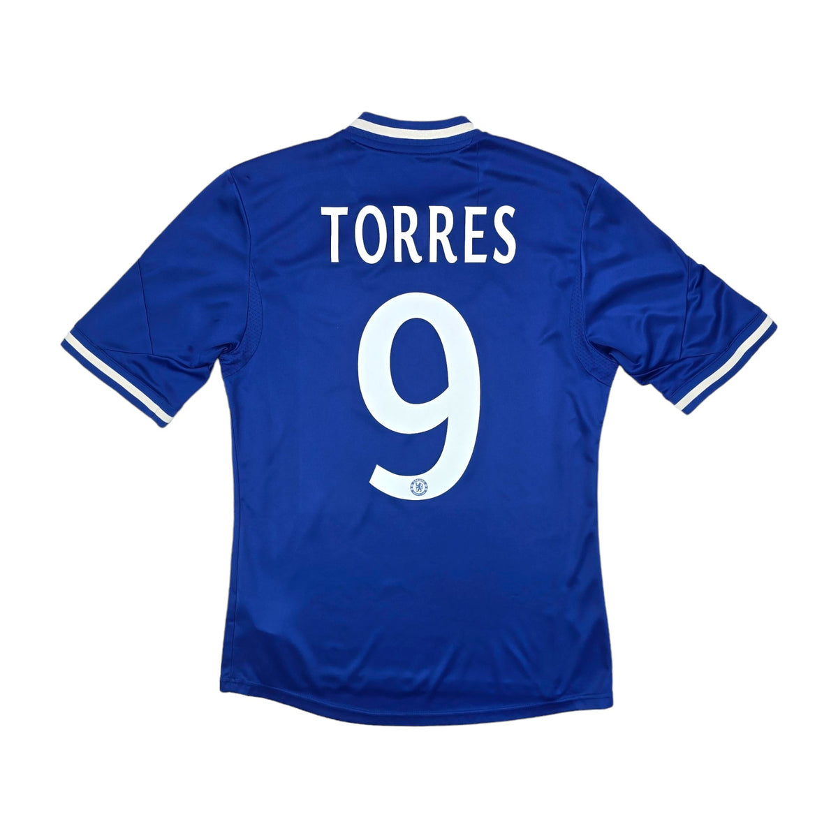 2013/14 Chelsea Home Football Shirt (S) Adidas #9 Torres - Football Finery - FF203904