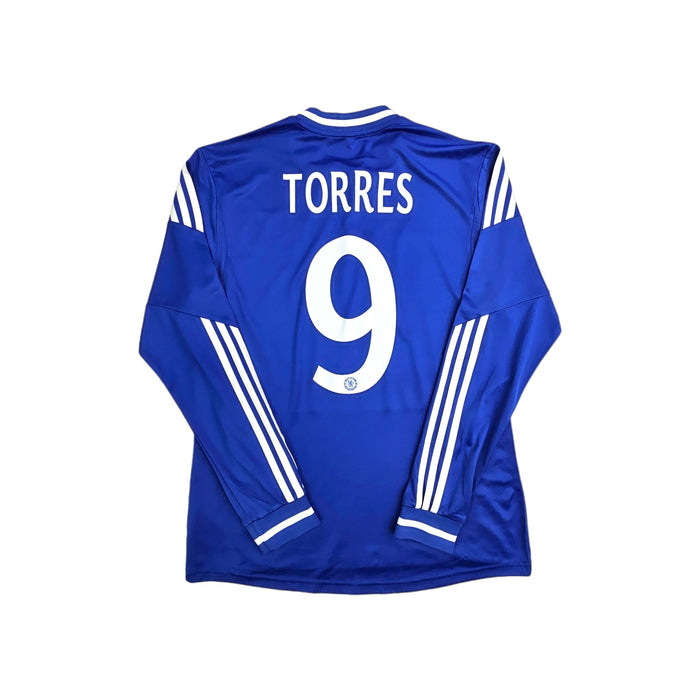 2013/14 Chelsea Home Football Shirt (XL) Adidas #9 Torres - Football Finery - FF203694