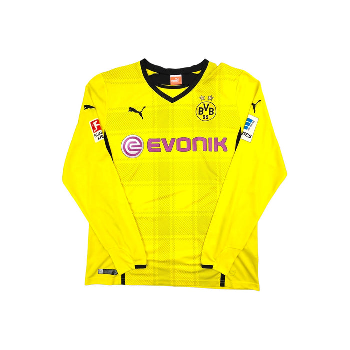 2013/14 Dortmund Home Football Shirt (L) Puma #9 Lewandowski - Football Finery - FF203683