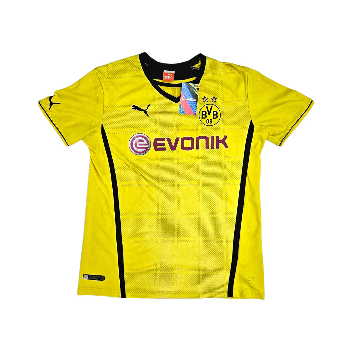 2013/14 Dortmund Home Football Shirt (M) Puma # 9 Lewandowski - Football Finery - FF202516