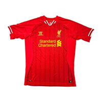 2013/14 Liverpool Home Football Shirt (L) Warrior #7 Suarez - Football Finery - FF203534