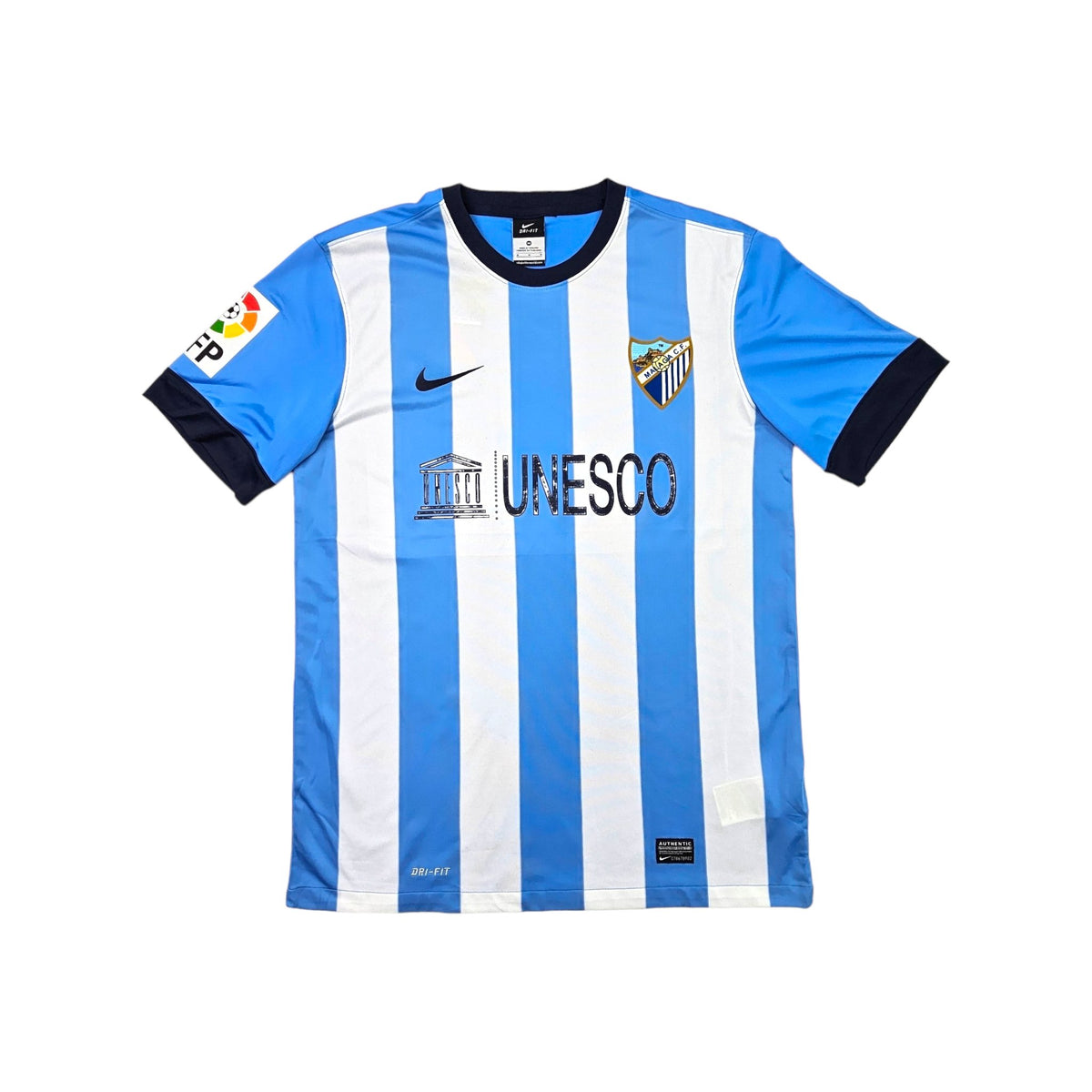 2013/14 Malaga Home Football Shirt (M) Nike - Football Finery - FF203293