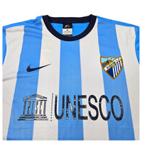 2013/14 Malaga Home Football Shirt (M) Nike - Football Finery - FF203293