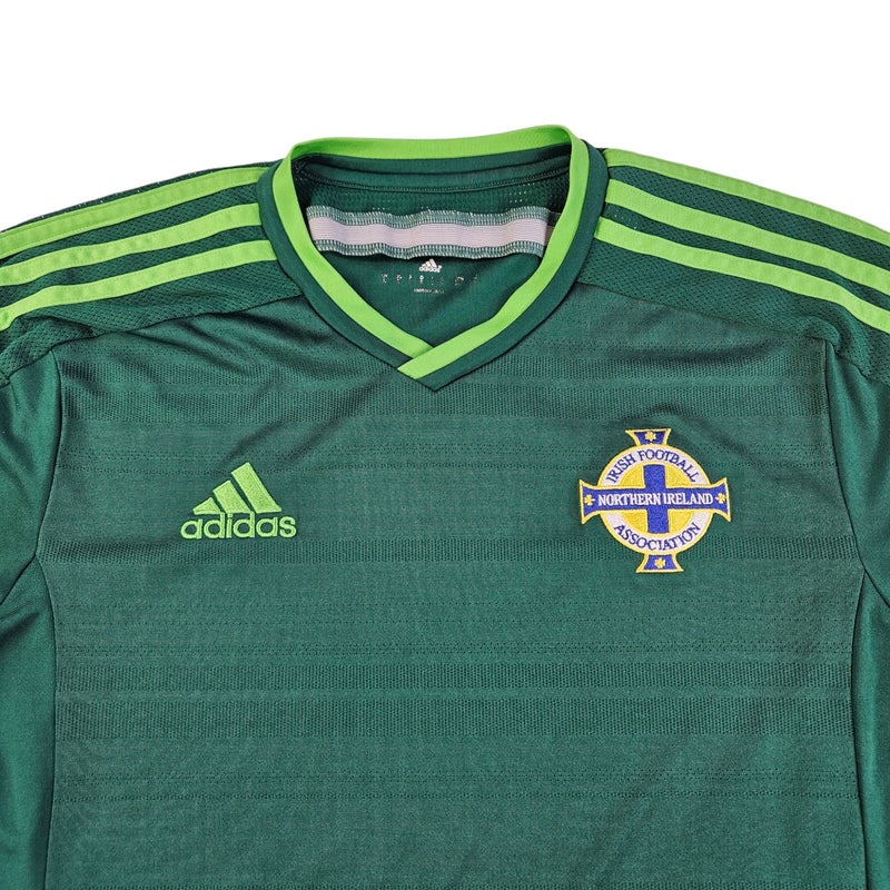 2013/14 Northern Ireland Home Football Shirt (S) Adidas - Football Finery - FF202317