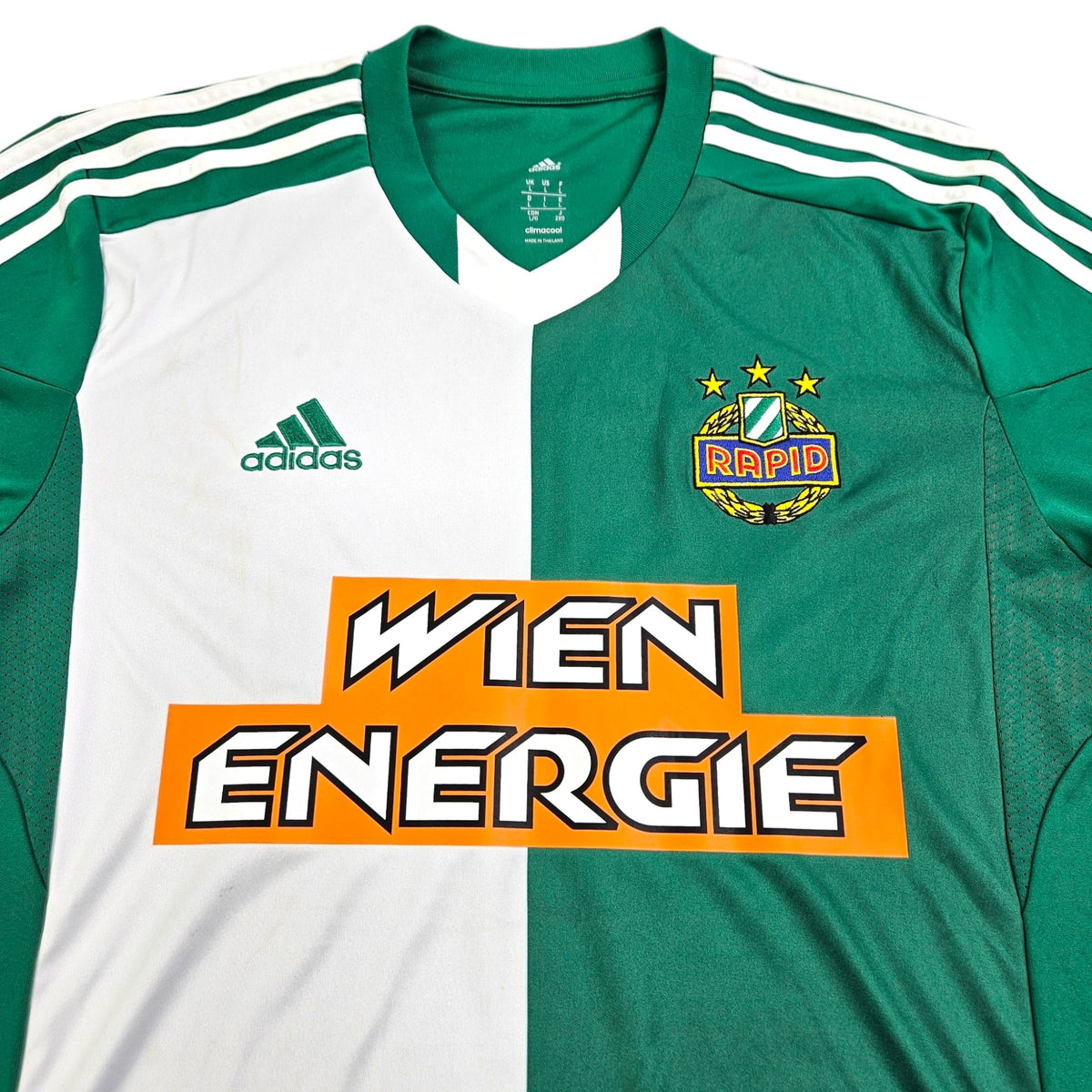 2013/14 Rapid Vienna Home Football Shirt (L) Adidas - Football Finery - FF203580